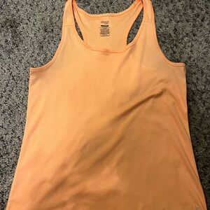 Danskin Women's Orange Tank Top (Fitted)